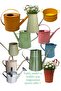 Galvanized Metal Watering Can Green 10Lt - 3