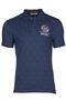 Men's Indigo Polo Neck T-Shirt Y9Tyo7980