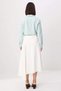 Women's Asymmetrical Cut Midi Denim Skirt 100% Cotton with Knitted Belt at the Waist Comfortable Modern Daily Stylish Comfortable - 5