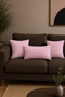 Bohemian Decorative Pillow and Cushion Cover 45X45 cm Powder Plain - 5