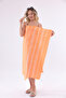 Mia 100% Cotton Striped Beach Peshtemal |   Quick-Drying, Extra Light Tasseled Pareo |   Beach, Pool and Bath Towel - 4