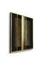 The Golden Pillars Islamic Wall Art | Framed Canvas Print | Arabic Calligraphy Decor for Living Room, Bedroom, Office & Gift - 3