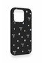 iPhone 15 Pro Compatible Mini Bow Black Patterned Silicone Case - 3