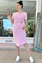 Modal Fabric Buckle Detail Dress 6Y264 - 3