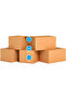 Pack of 10 Brown Cardboard Moving Boxes 45x32x23cm, 3 Ply Corrugated Cartons, Recyclable Packaging Boxes for Shipping, Moving & Storage - 3