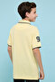 Print Detail Polo T-Shirt with Short Sleeves - 6