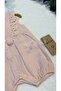 Girl's Ruffled Muslin Jumpsuit - Gots Certified Organic Cotton - Pink - 8