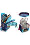 Trolley Wheeled Triple Primary School Bag Set Blue Yellow Dragon Patterned Boy's Setygn34013A - 2