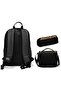 Black Brown Leopard Ch Patterned Girls' Primary and Secondary School Three-Piece School Bag Set Setygn33228A - 3