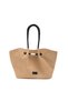 Women's Handbag Shoulder Bag Straw Bag Handbag Daily Large Size Summer Tote Bag Black– Valencia Tote - 2