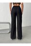 Women's High Waist Palazzo Wide Leg Linen Trousers - 3