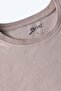 Men's 100% Cotton T-Shirt Beige - 5