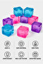 Nice Ice Baby Squishy Cubes, 4-Pack Stress Relief Ice Cube Fidget Toys, Super Solid Squeeze Toys for Kids & Adults - 4