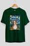 For Dog Lovers 48 Front Dog Printed Green Oversize T-Shirt 100% Cotton Unisex Dog Lover Premium Design
