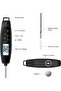 Food Thermometer, Instant Read Meat Thermometer with Ultra-Thin Probe, Grill Thermometer for Kitchen, Hold and Auto-Off Function, Ultra Clear LCD Display for BBQ, Grill, Milk, Water(Black) - 8