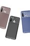 Zengemtr Galaxy A21 Case Auto Focus Carbon Cover (201219) - Brown - 3