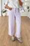 Lila 100% Cotton Soft Textured Jeans Pants 4S1026 Comes Without a Belt - 2