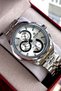 Original 2 Year Warranty Men's Wristwatch Steel Band 3 Atm Water Resistant - 3