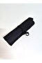 Navy Blue Denim Roll-Up Brush Pen Holder - 6