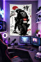 Moto-S5 Wall Covering Brilliant Quality Fabric Room Decor Tapestry Wall Carpet Gaming - 2