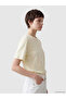 Beaded Embroidered 100% Cotton Women's T-Shirt