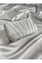 Pleated Model Wedding Engagement Evening Dress Bag White - 2