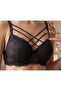2-Piece Bra with Padding, Cross Straps, Comfortable, Flexible, Stylish Look, Pack of 2 - Black - Ecru - 6