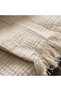 Beige Colored 4 Layer Muslin 100% Cotton Double Bedspread/Bed Coverlet 240X260 cm King Size - 3