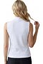 Lycra Super Soft Half Turtleneck Zero Sleeve Women's Bodysuit Athlete Ozt-520 - 3