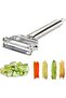 Stainless Steel Vegetable Peeler, Multifunction Julienne Cutter & Fruit Peeler, Dual Blade Kitchen Peeler - 2