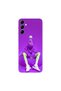 Samsung Galaxy M14 Compatible No Face 6 Design Transparent Case