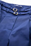 Beli Belted High Waist Pleated Pocketed Culotte Trousers - 6