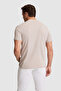 Men's Stone Regular Fit Crew Neck T-Shirt 50327174-Vr049 - 5