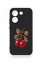 Poco X8 Pro Compatible Cherry Bow Patterned Silicone Case - 2