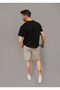 Men's Combed Cotton Fabric Double-Legged Summer Sweat-Proof Shorts with Side Pockets - 4