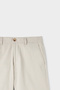Slim Fit Stone Gabardine Cotton Shorts - 6
