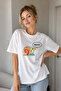 Spongebob Gary Printed Unisex Oversize T-Shirt Cotton Loose Fit Plus Size