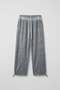 Men's Baggy Washed Parachute Jogger Sweatpants Gray