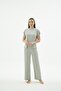 Women's Camisole Short Sleeve Green Pajama Set C3T0N571 - 2