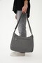 Viatox Vs 3051 Women's Water Resistant Fabric 5-Compartment Crossbody Black School Travel and Shoulder Bag Gray - 5