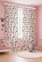 Minnie's Garden Patterned Children's Baby Room Background Curtain (Single Wing Pricing) - 3