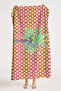 Palm Tropical Beach Towel - Geometric Mediterranean Fuchsia Yellow Pool Sea Bath Beach Cover - 4