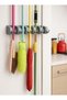 Broom Mop Holder Wall Mounted – Heavy-Duty 5-Slot 6-Hook Tool Organizer Rack for Kitchen, Garage, Garden & Laundry | Non-Slip Space-Saving Broom & Cleaning Supplies Hanger - 2