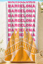 City Themed Beach Towel-Mediterranean Architecture Pink Orange Pool Sea Bath Quick Drying Seaside Cover-Up - 4