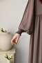 Asya Balloon Sleeve Dress Mink - 7