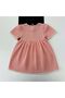 Brode Detailled Muslin Children's Dress - 3
