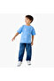 Crew Neck Short Sleeves T-shirt with Fish Embroidery - 2