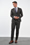 Brown Swallow Collar 6 Drop Slim Fit Full Lining Flexible Suit 1001260169