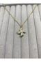 Special Design Zircon Stone Windmill Pendant with Stylish Chain Gold Color Accessory - 2