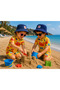 Children's One-Piece Swimsuit Half Zipper Sea and Pool Girls Boys Swimwear - 3